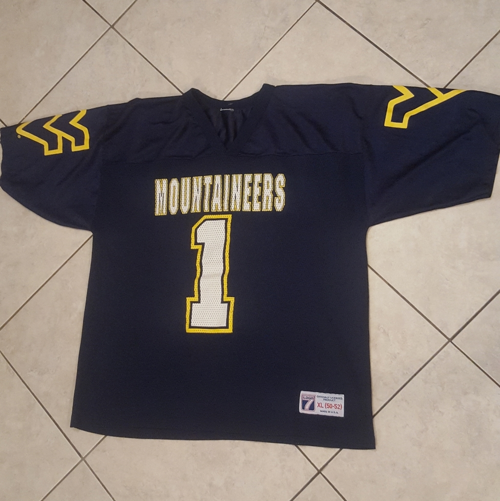 Vtg west virginia Logo Athletic Jersey Sz.xl